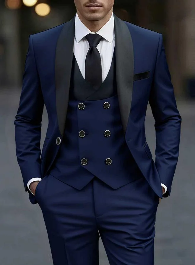 Take Two  3-Piece Suit Tailored Blazer, Waistcoat and Trousers Set for Men | Best Price UAE